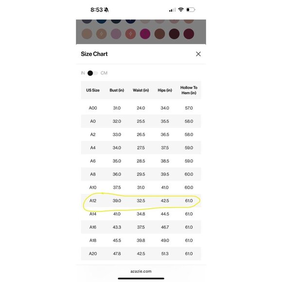 Azazie NWT Kora Chiffon Bridesmaid Formal Gown in Purple Dusk Size 12 - Picture 16 of 16